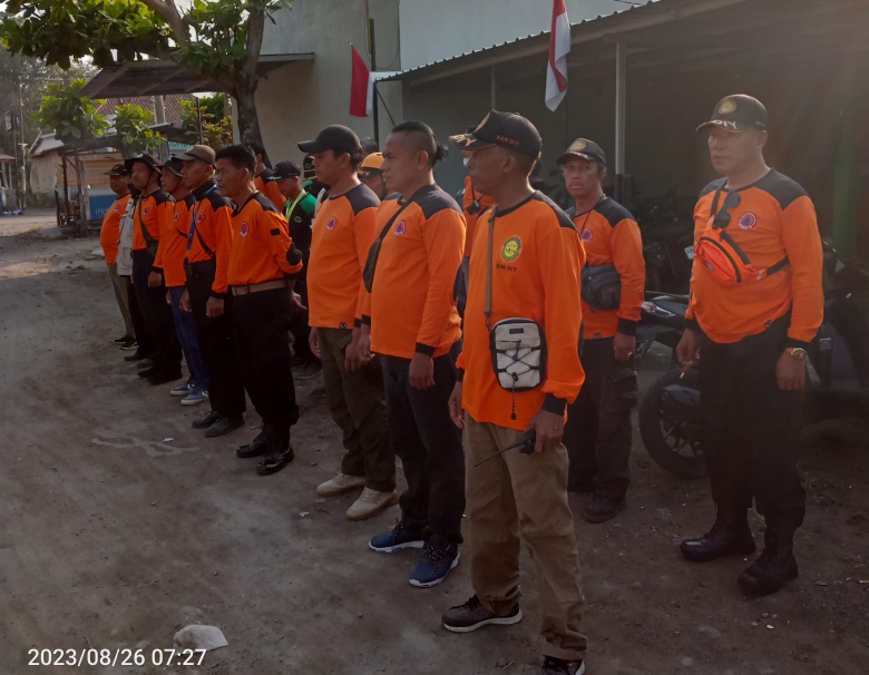 FPRB Kalurahan Pleret Turut Partisipasi dalam Pengamanan Napak Tilas Sejarah Mataram